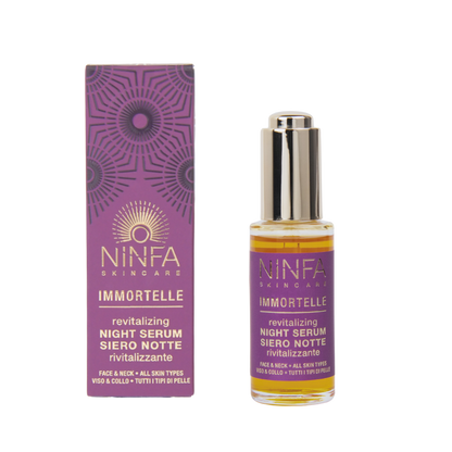 Immagine ravvicinata del siero anti age all’elicriso di Ninfa Skincare